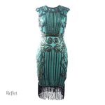 Robe longue inspirée des années 20, parfaite pour événements