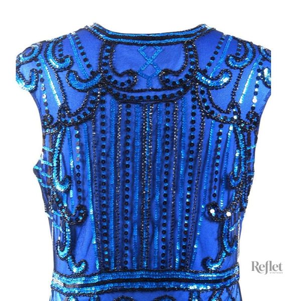 Élégante robe à taille basse, style années 20