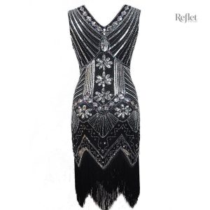 Robe années 30 au style vintage classique