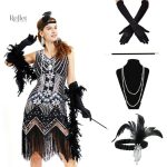 Robe élégante inspirée des années 30, finitions délicates