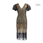 Robe à manches années 20 pour un look glamour