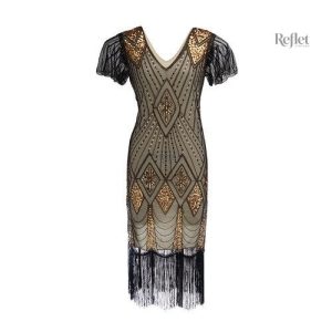 Robe à manches intemporelle des années 20