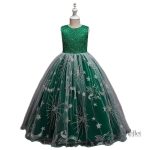 Robe princesse pour fille avec jupe belle et volumineuse