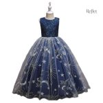 Tenue de cérémonie pour petite fille en style princesse