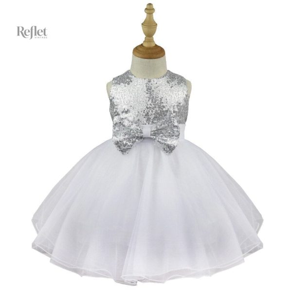 Robe Blanchissante pour Fêtes pour Enfants
