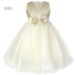 Robe blanche de princesse pour fille