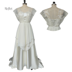 Modèle de robe mariage années 20 avec détails raffinés