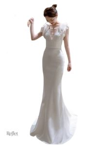 Robe de mariée vintage inspirée des années 20