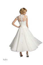 Robe de mariée rétro, style années 40, design chic et raffiné