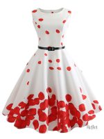 Robe tendance années 60 à la coupe élégante