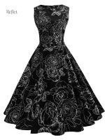 Robe année 60 avec un design audacieux et stylé