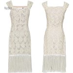 Robe d'inspiration années 20, design vintage chic