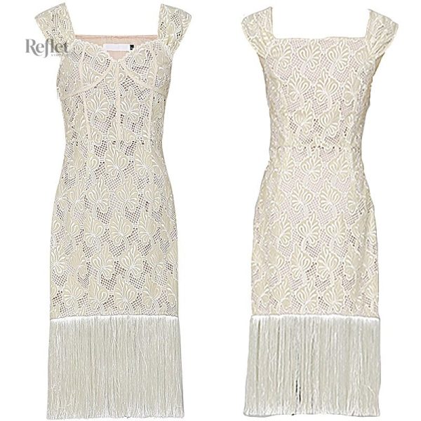 Robe d'inspiration années 20, design vintage chic