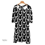 Robe mode années 70, style rétro coloré