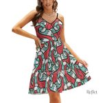Robe à motif rétro années 70