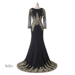 Robe années 20 avec motif élégant et vintage