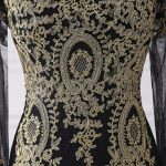 Robe style rétro années 20, motifs graphiques attrayants