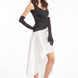 Robe noire et blanche style années 20