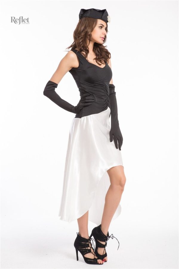 robe-noir-et-blanche-annees-20-1 Robe noire et blanche style années 20