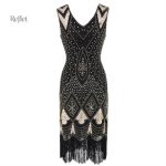 Robe sans manches à la mode des années 20