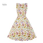 Robe vintage noire, silhouette classique des années 50