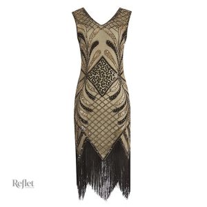 Robe élégante noire des années 30