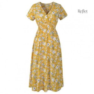 Robe vintage noire, design décolleté rétro