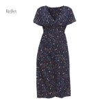 Robe noire classique, style rétro années 40