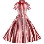 Robe d'inspiration rétro femme années 70