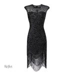 Robe à paillettes pour une ambiance festive rétro
