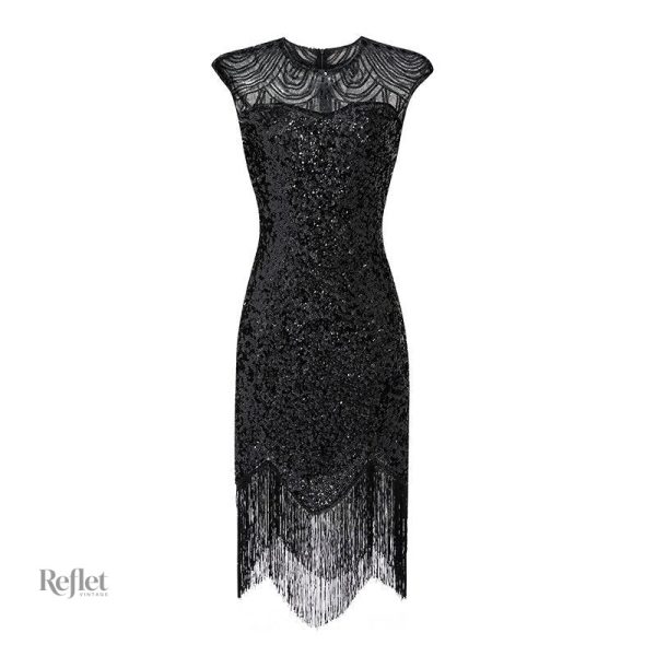 Robe à paillettes pour une ambiance festive rétro