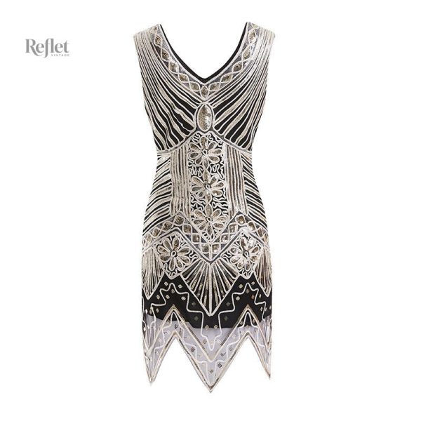 Élégante robe années 30 pour occasions spéciales