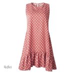 Robe petite fille années 50 à pois