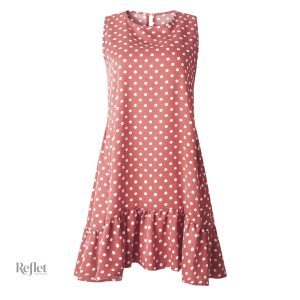 Robe petite fille années 50 à pois