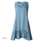Robe vintage enfants avec motifs à pois