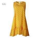 Robe à pois pour petite fille