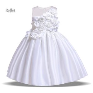 Robe de fête pour petite fille, look royal