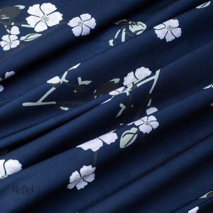 Robe rétro à motifs floraux années 40