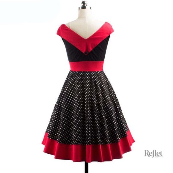 Robe années 50 au style romantique et intemporel