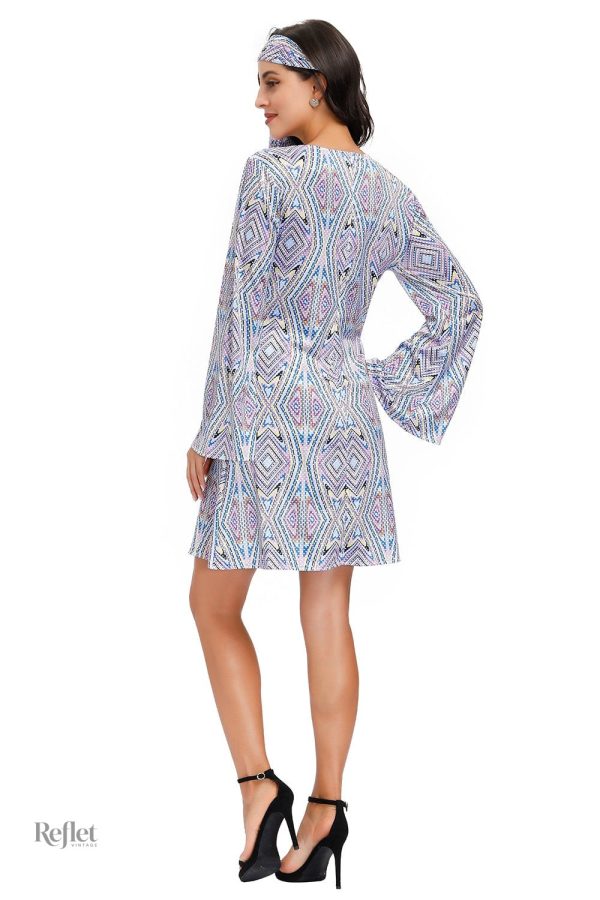 Robe année 70, silhouette flatteuse et audacieuse