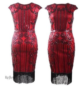Robe vintage années 20 pour grande taille