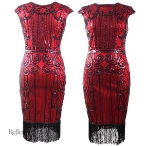 Robe vintage années 20 pour grande taille