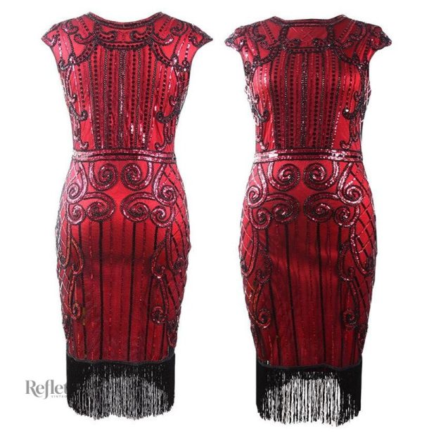 Robe vintage années 20 pour grande taille
