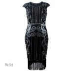 Style rétro des années 20 pour silhouette généreuse