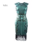 Robe à franges années 20 pour dames fortes