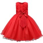 Robe fille élégante avec détail scintillant