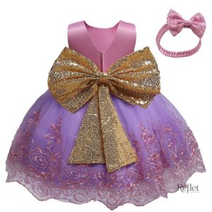 Robe Princesse Bébé, style rétro pour jeunes filles