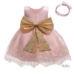 Robe rétro pour bébé, élégante et confortable
