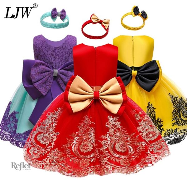 Robe à motifs pour bébé fille