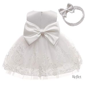 Robe rétro pour bébé avec design princesse